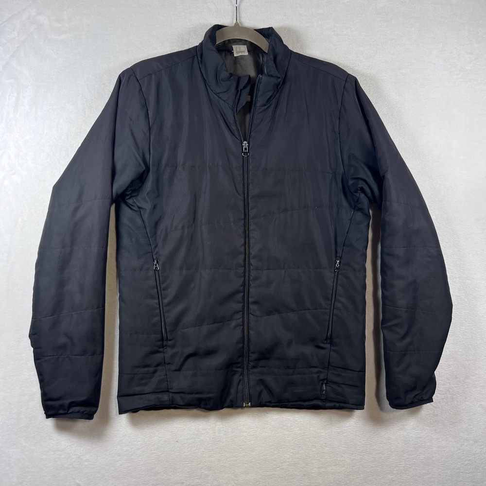 Decathlon Quechua Padded Jacket Arpenaz 20 Black Puffer Full Zip Mens XS